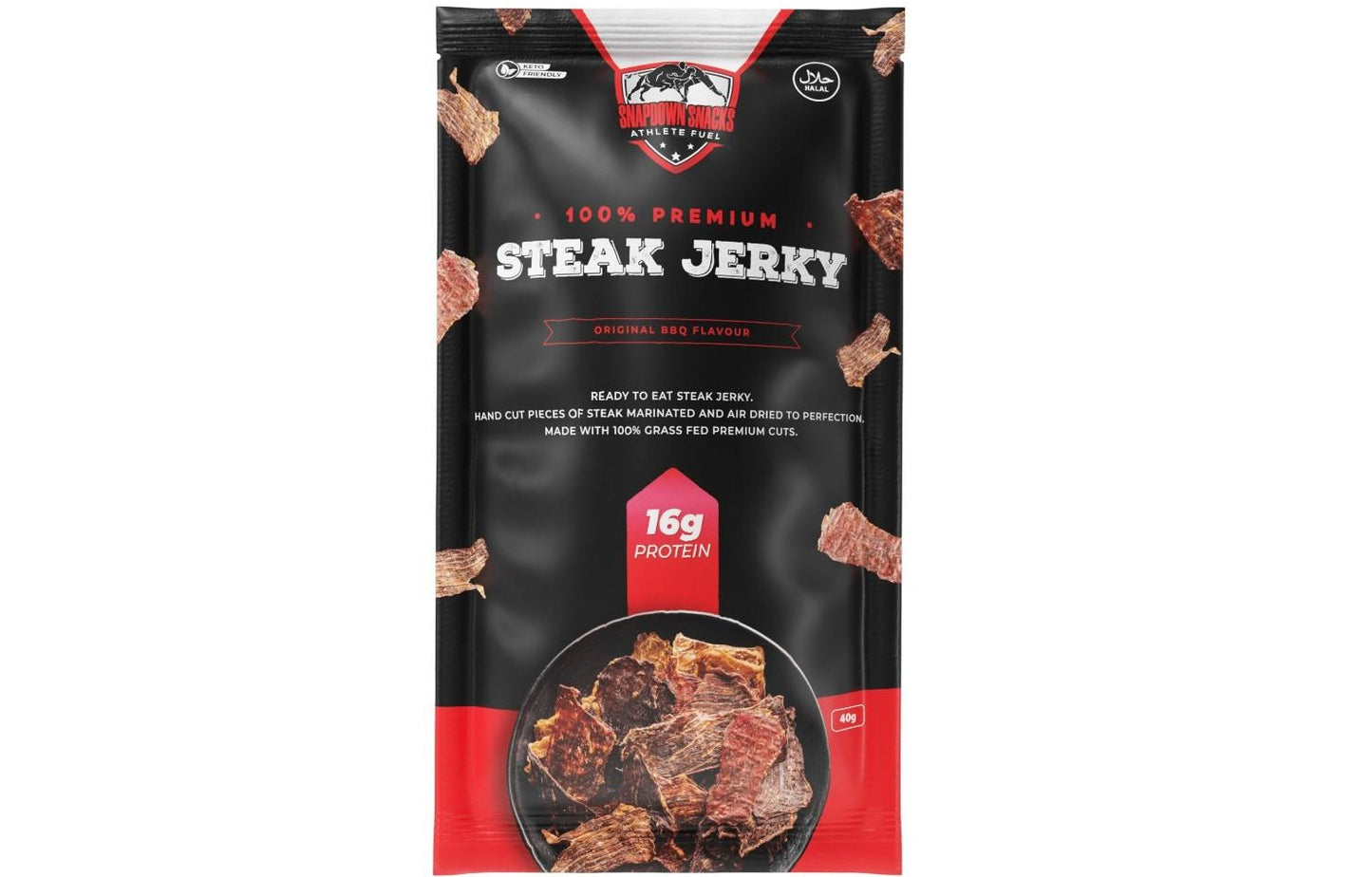 Original BBQ Beef Jerky - Snapdown Snacks     