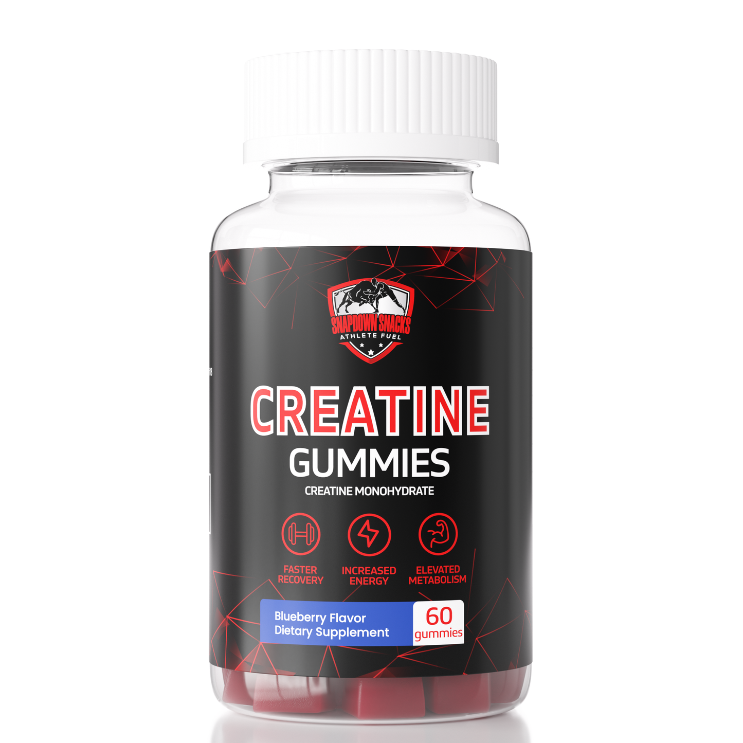 Snapdown Supplements - Creatine gummies - Snapdown Snacks     