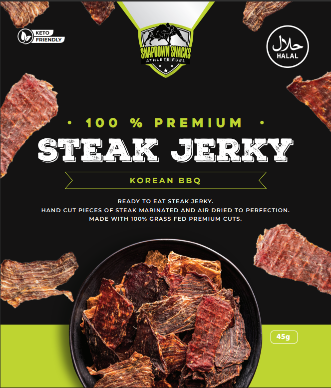 12 Pack of Korean BBQ Steak Jerky